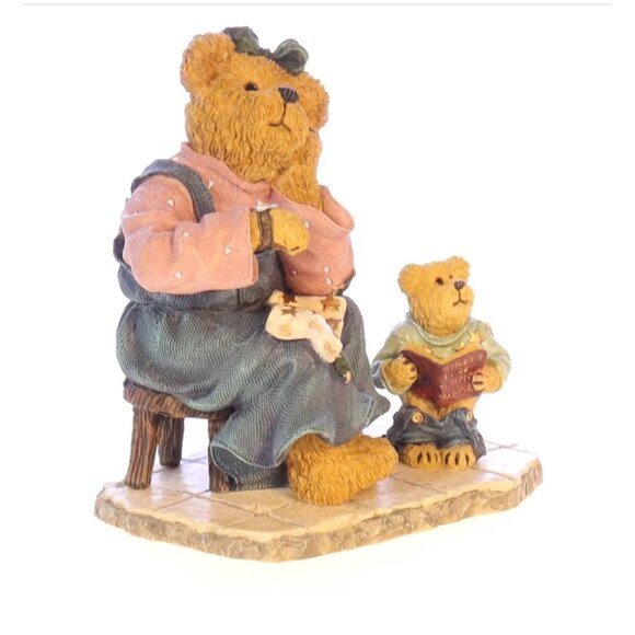 Boyds Bears & Friends Momma With Taylor Resin Figurine In Original Box - Picture 8 of 14